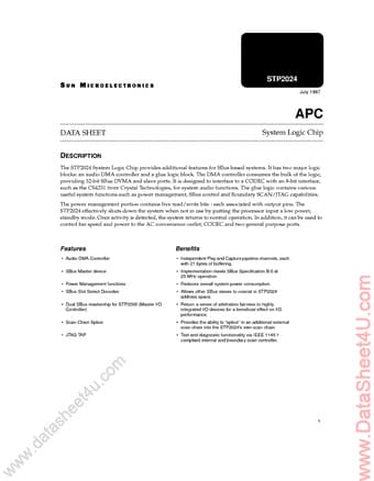  Datasheet Preview Page 1