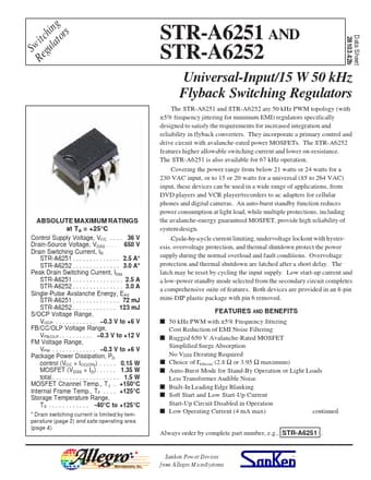  Datasheet Preview Page 1