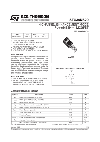  Datasheet Preview Page 1