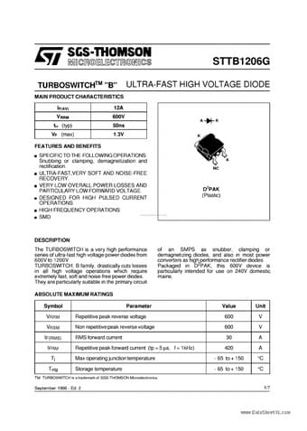  Datasheet Preview Page 1