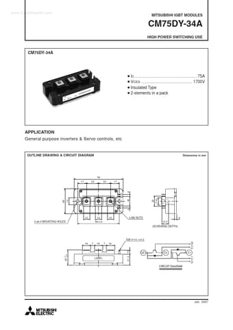  Datasheet Preview Page 1