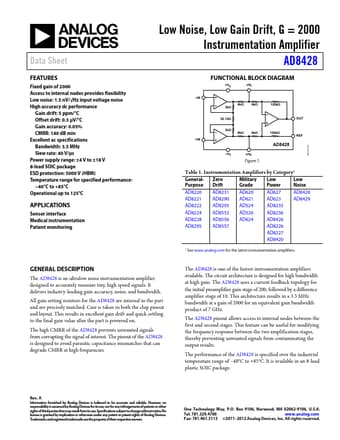  Datasheet Preview Page 1