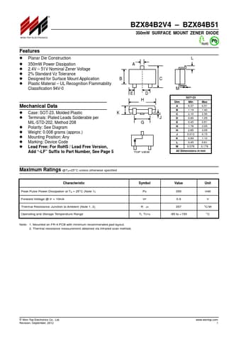  Datasheet Preview Page 1