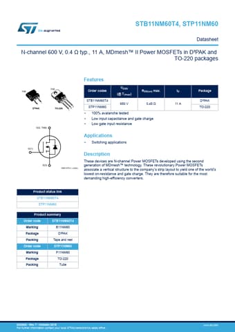  Datasheet Preview Page 1