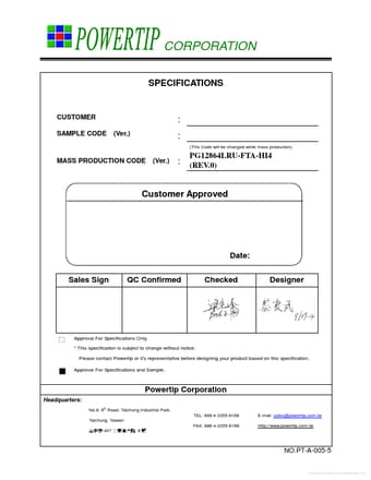 Datasheet Preview Page 1