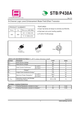  Datasheet Preview Page 1