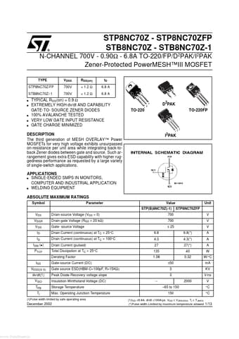  Datasheet Preview Page 1