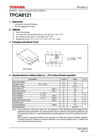  Datasheet Preview Page 1