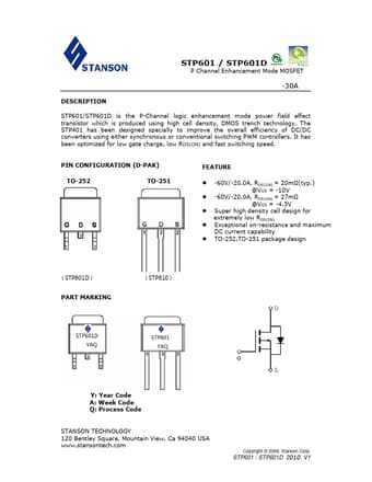 Datasheet Preview Page 1