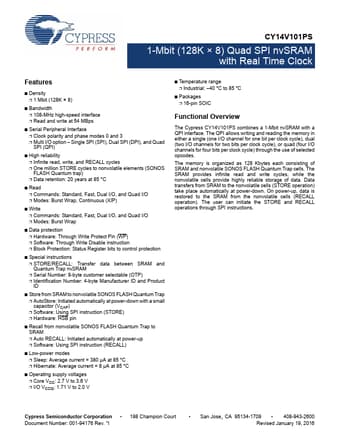  Datasheet Preview Page 1