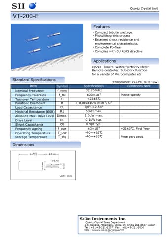  Datasheet Preview Page 1