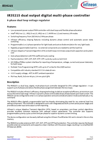  Datasheet Preview Page 1