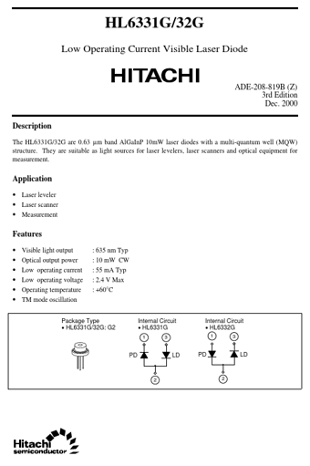  Datasheet Preview Page 1