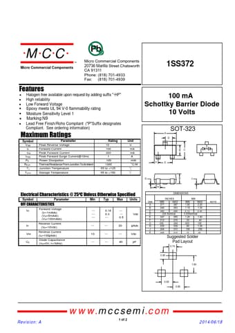  Datasheet Preview Page 1