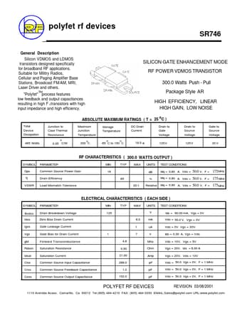  Datasheet Preview Page 1