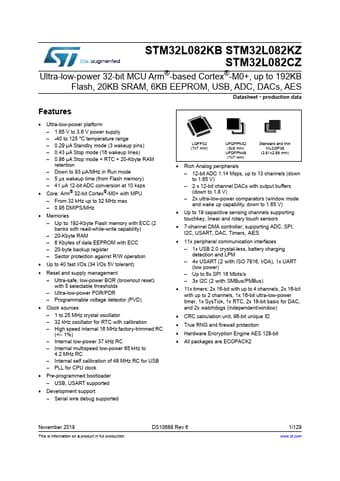  Datasheet Preview Page 1