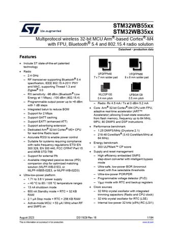  Datasheet Preview Page 1