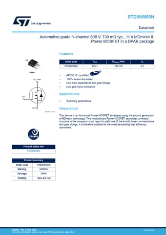  Datasheet Preview Page 1