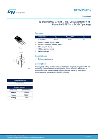  Datasheet Preview Page 1
