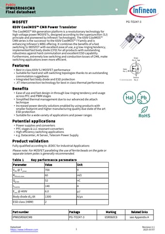  Datasheet Preview Page 1