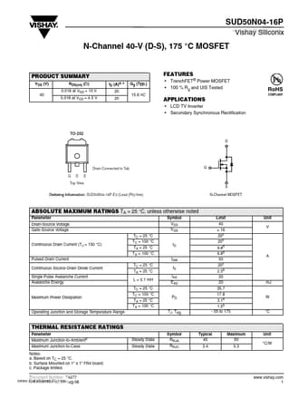  Datasheet Preview Page 1