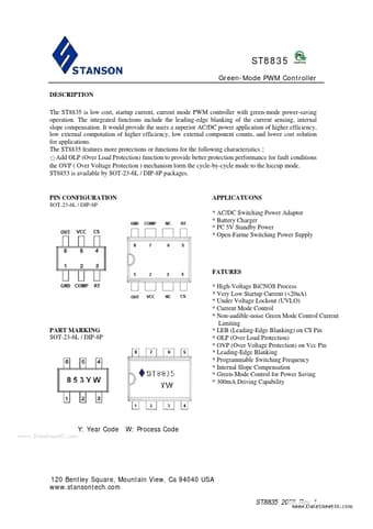  Datasheet Preview Page 1