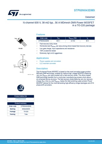  Datasheet Preview Page 1