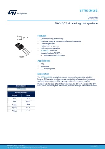  Datasheet Preview Page 1