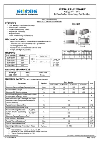  Datasheet Preview Page 1