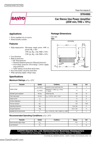  Datasheet Preview Page 1
