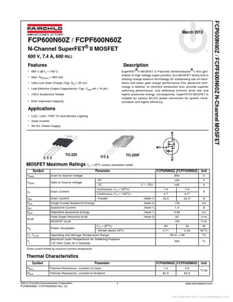  Datasheet Preview Page 1