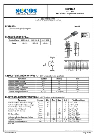  Datasheet Preview Page 1