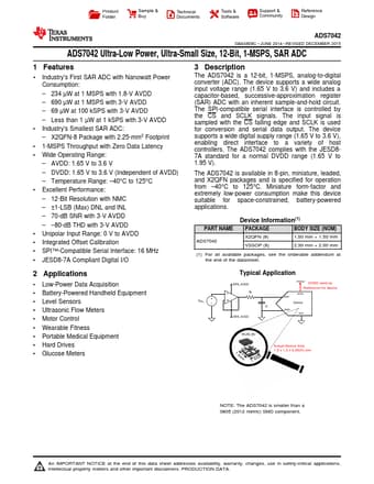  Datasheet Preview Page 1