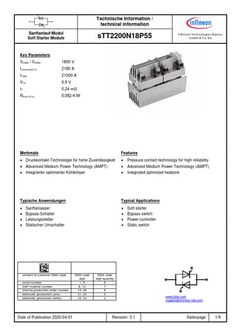  Datasheet Preview Page 1