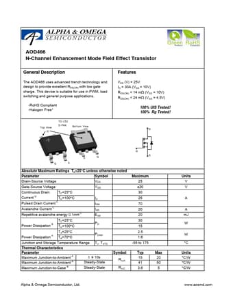  Datasheet Preview Page 1