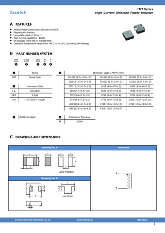  Datasheet Preview Page 1