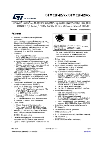  Datasheet Preview Page 1