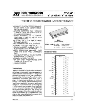  Datasheet Preview Page 1