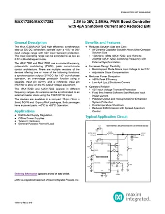  Datasheet Preview Page 1