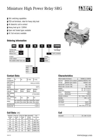 Datasheet Preview Page 1