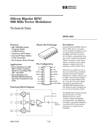  Datasheet Preview Page 1