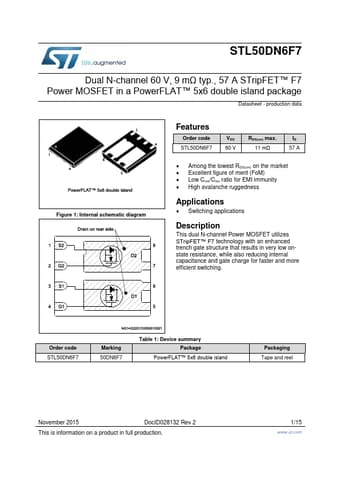  Datasheet Preview Page 1