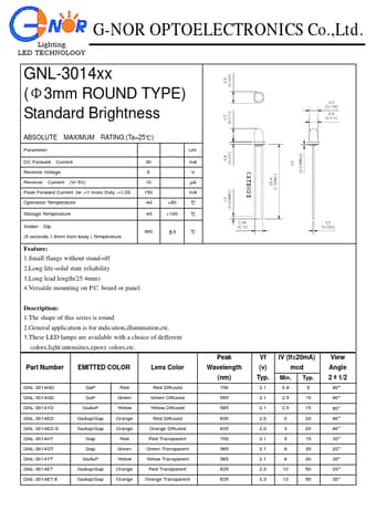  Datasheet Preview Page 1