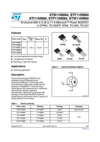  Datasheet Preview Page 1
