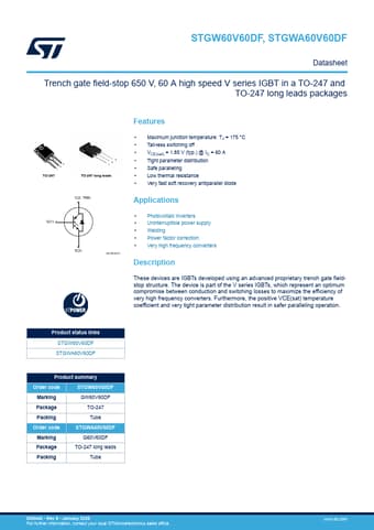  Datasheet Preview Page 1