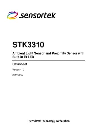  Datasheet Preview Page 1