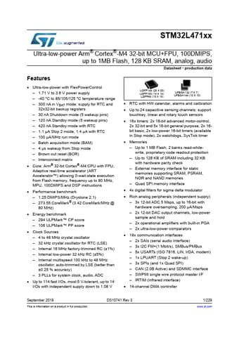  Datasheet Preview Page 1