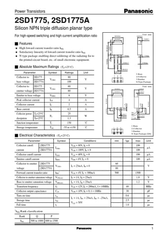  Datasheet Preview Page 1