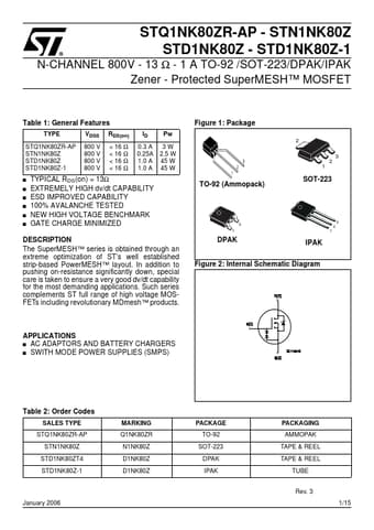  Datasheet Preview Page 1