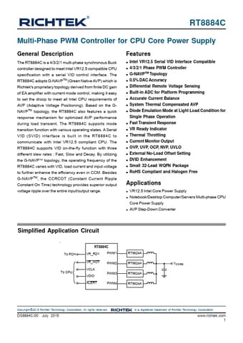  Datasheet Preview Page 1